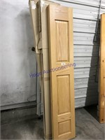 3 sets bi-fold doors, 14.75 x 79"T each panel,