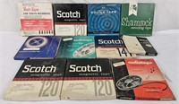 Vtg 1/4" Recording Tape 7" Reels