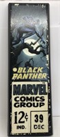 Marvel comics black panther wall hanging