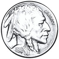 1916-S Buffalo Head Nickel LIGHTLY CIRCULATED