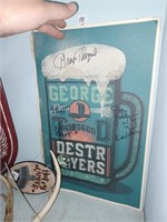 George Thorogood  Beer Adv. Signed Poster