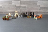 VARIETY OF SALT & PEPPER SHAKERS