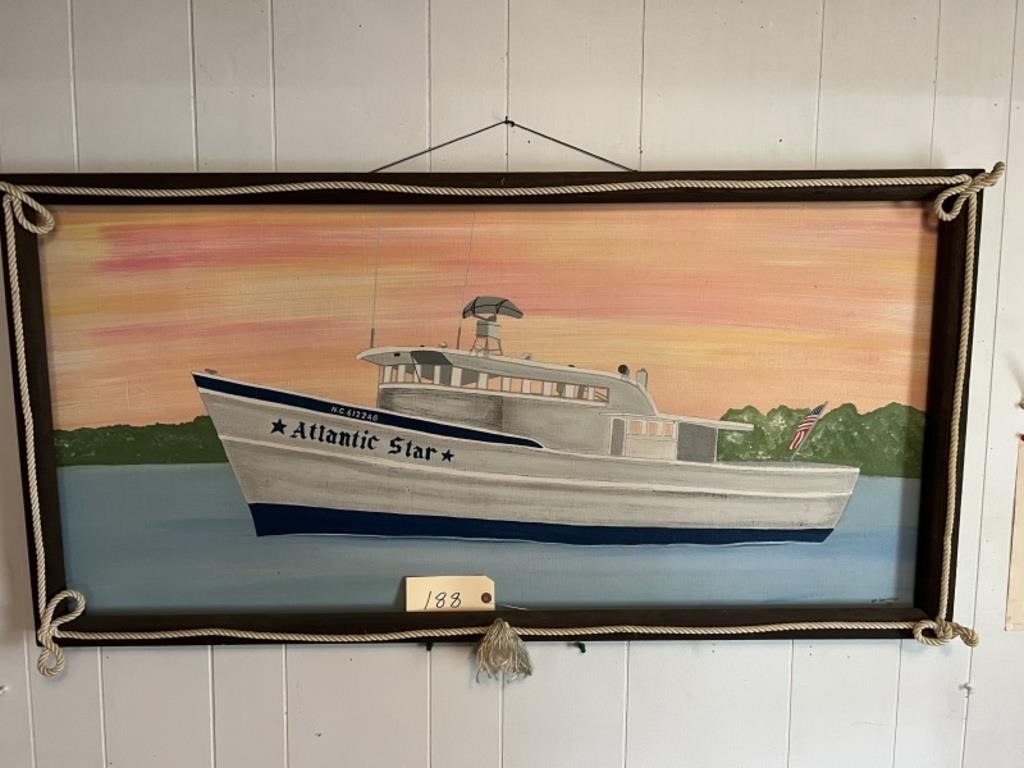 Atlantic Star Chanter Fishing Boat Painting