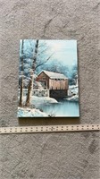 Beautiful winter oil on canvass