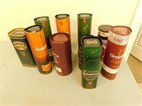 Various Collectible Scotch Containers