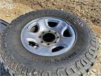 QTY 4- Steel Chrome Ram Wheels w/Tires