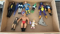 Mix action figure lot Star Wars, Chuck Norris,