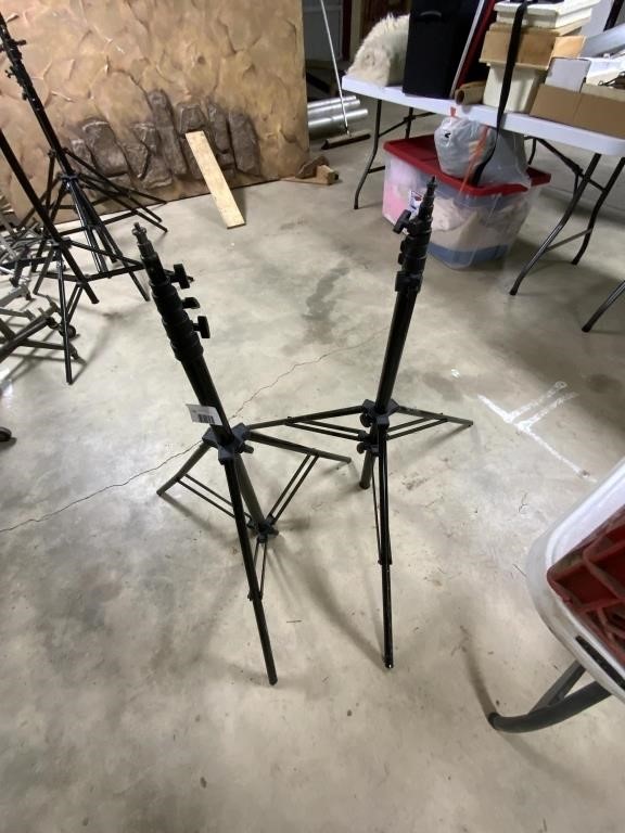 2 Tripod stands as pictured
