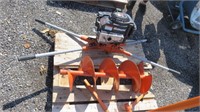 General 12in Post Hole Auger With Stand