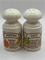 Salt & Pepper Shaker Set as Pictured