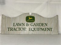 RARE John Deere Lawn and Garden Sign Topper