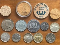 Lot of Vintage Coins, Tokens, etc