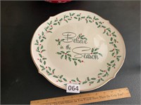 Lenox platter