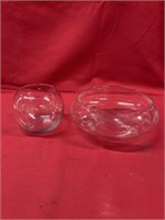 Lot (6) Large & (10) Small Fish Bowls