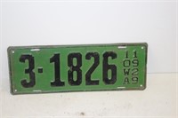 1929 Iowa license plate