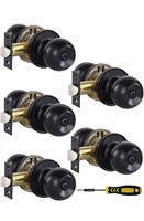 NEW $70 5PK Privacy Door Knobs