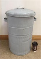 METAL GARBAGE CAN