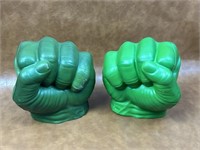 2011 Marvel Hulk Smash Foam Hands