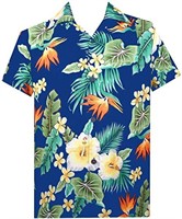 Alvish Hawaiian Shirts Mens Beach Aloha Casual