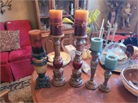 5 CANDLE HOLDERS D