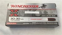 (20) Winchester SuperX 30-30 Win Ammo