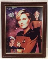 FRAMED STAR TREK DENISE CROSBY NATASHA YAR