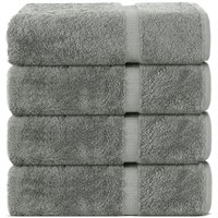Hotel Collection 4-Piece Bath Towels (Gray) Turkis