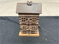 Handmade 2 Drawer Log Cabin