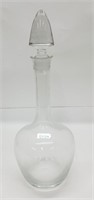 TOSCANY DECANTER 15" HANDBLOWN