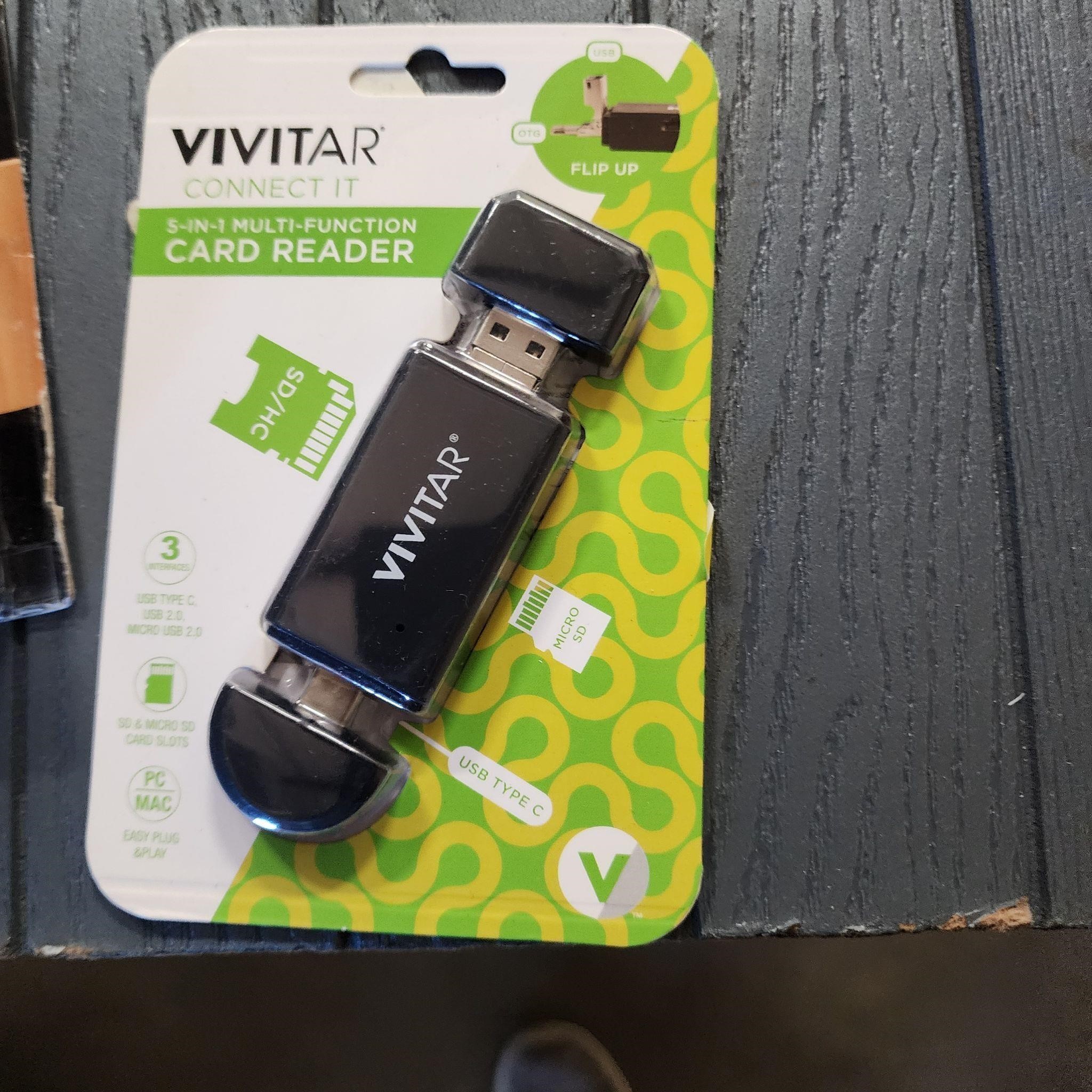 Vivatar 5 in 1 multi function card reader
