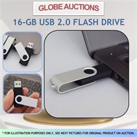 16-GB USB 2.0 FLASH DRIVE