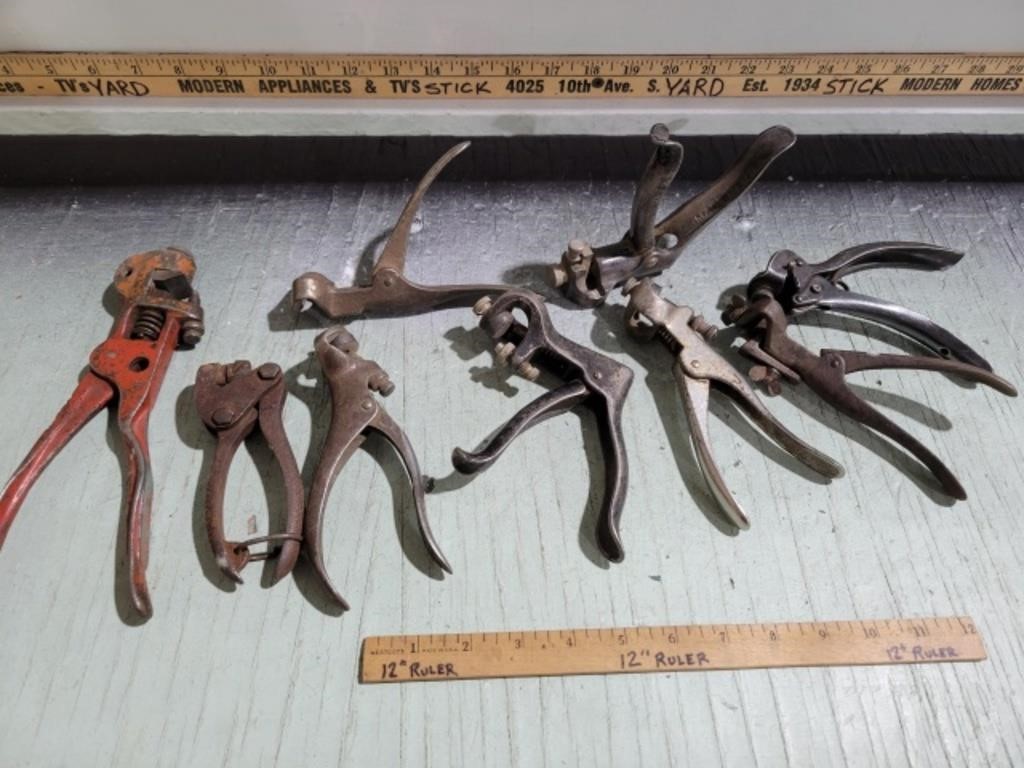 OLD SAW SET TOOLS, MORRILL, STANLEY, MORE