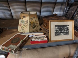 Vintage Tile, Lamp Shades, + Other
