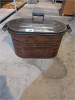Vintage Tin Boiler Tub