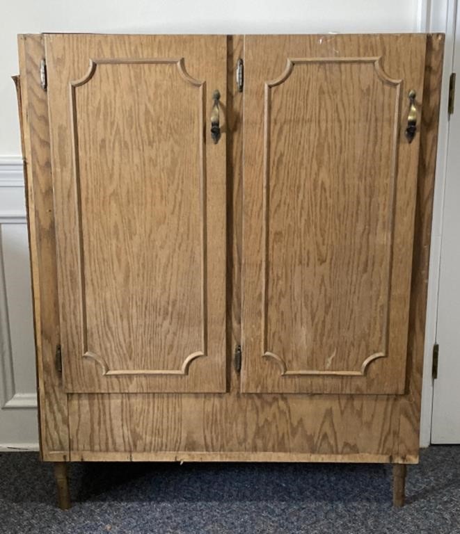 Homemade Jelly Style Cabinet with legs, needs TLC