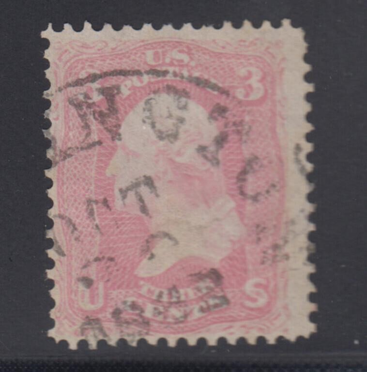 US Stamp #64a Used with 2024 PF Certificate, sound