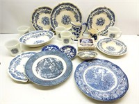 Vintage Dishes, Johnson Brothers, Liberty Blue