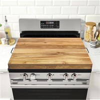 Gas Stove Cover with Handles  Multiple Wood