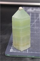 Pistachio Calcite Obelisk, 2oz