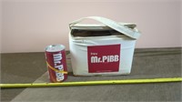 VINTAGE MR PIBB CARRIER WITH CANS