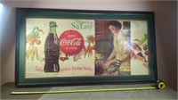 COCA-COLA SIGN 62" X 33"