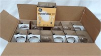 Box of 12 2 count pack of GE crystal clear 100 W