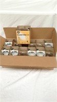 Box of 12 2 count pack of GE crystal clear 100 W