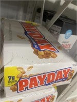 BOX OF PAYDAY CANDY BARS