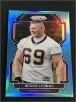 2021 Prizm Brock Lesnar Rookie Blue SP RC