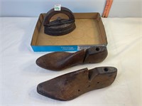 Vintage Shoe Stretchers & Iron