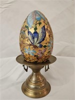 Gorgeous Brass Egg Decor