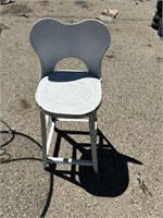 Vintage metal stool