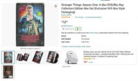 Stranger Things Season 1: 4-disc DVD/Blu-Ray Set