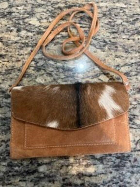 Animal fur purse western style